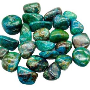 1 lb Chrysocolla tumbled stones