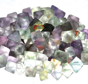 1 lb Fluorite green octahedral