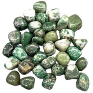 1 lb Jade, Rich tumbled stones