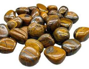 1 lb Jasper, Tiger tumbled stones
