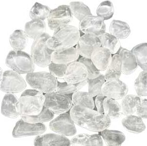 1 lb Clear Quartz tumbled stones