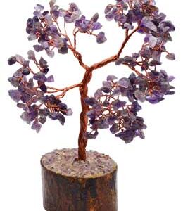 Amethyst gemstone tree