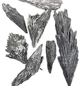 1 lb Black Kyanite, Broom untumbled stones