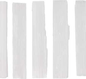 (set of 5) 4" Selenite mini sticks