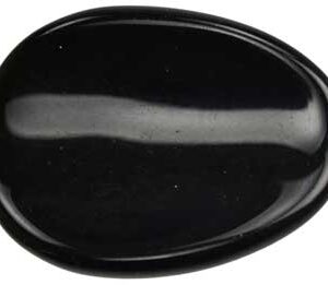 Black Obsidian worry stone