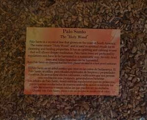 less than 1 Lb Palo Santo cut