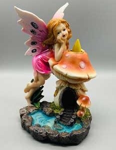 6 3/4" Fairy backflow incense burner