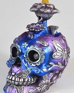 6" Metallic Skull backflow burner