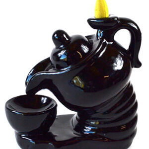 6" Tea Pot backflow burner