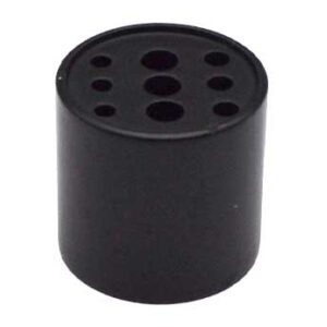 3/4" Black brass holder 9 holes