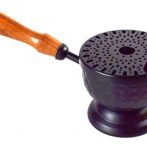9" Iron Burner W/ wooden handle