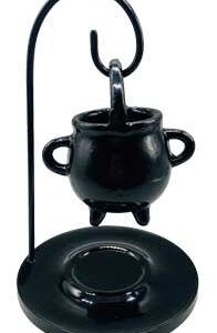 4 1/2" x 7" Hanging Metal cauldron or oil diffuser