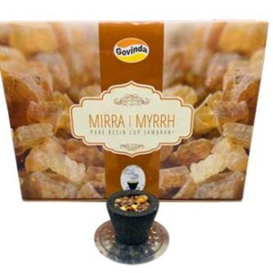 (set of 12) Myrrh charcoal dhoop cup