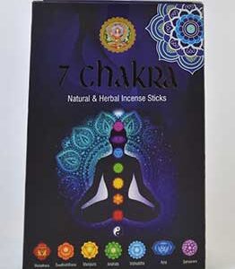 (set of 7) 15gms 7 Chakra incense stick