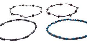 Magnetic Hematite anklet