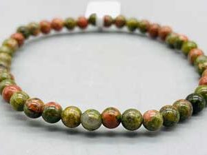 4mm Unakite bracelet