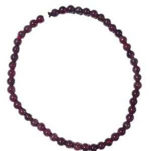 4mm Garnet bracelet