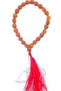 8mm Rudraksha w Tassel bracelet