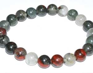 8mm Bloodstone (Seftonite) bracelet