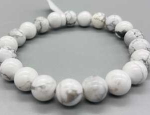 8mm Howlite bracelet