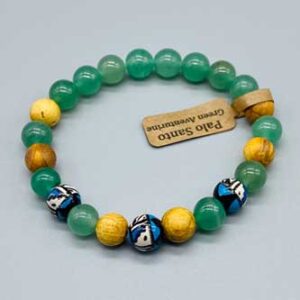 8mm Palo Santo Green Aventurine bracelet