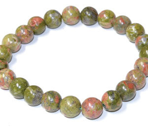 8mm Unakite bracelet