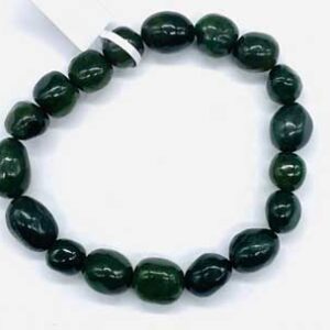 Jade, Nephrite nugget bracelet