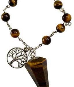 Tiger's Eye pendulum bracelet