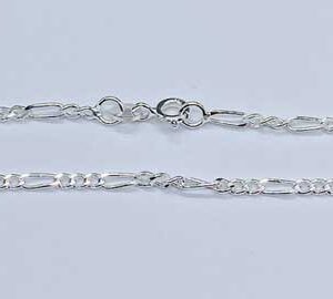 20" Sterling Figaro chain