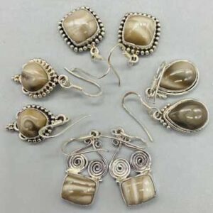 Flint Stone various earring