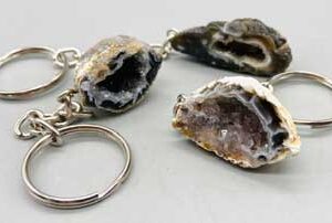 Geode keychain