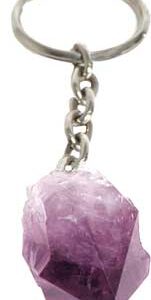 Amethyst keychain