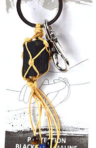 Protection/ Black Tourmaline keychain