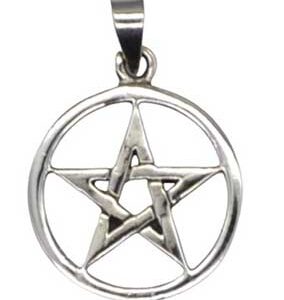 3/4" Pentagram sterling