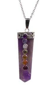 Amethyst Chakra necklace