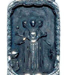 Saint Brigid pewter
