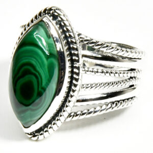size 9 Malachite ring