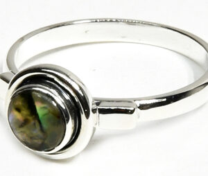 size 8 Abalone Shell ring