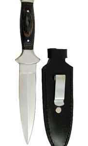 Black Faux Wooden Handled athame 9"