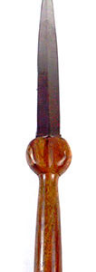 12" Bollock wood handle athame