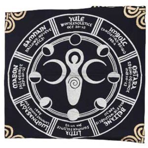 24"x24" Earth Goddess altar cloth