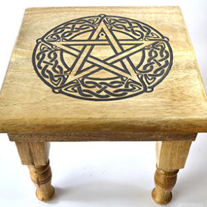 9"x 9"x 8" Pentagram altar table
