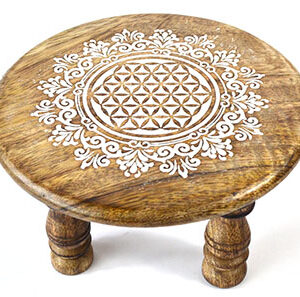 6"dia x 4" Flower of Life altar table