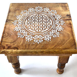 9"x 9"x 8" Flower of Life altar table