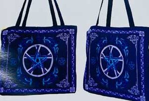 15.5" x 17.5" Pentagram tote bag