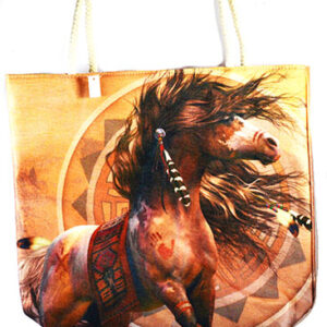 17" x 17" Horse tote bag