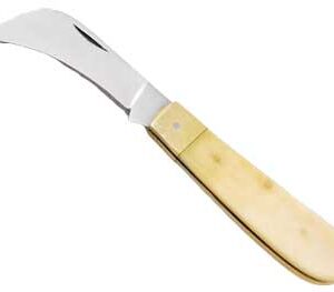Folding Boline 7" white bone