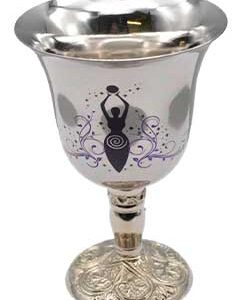 4 3/4" Goddess of Earth chalice stainless steel