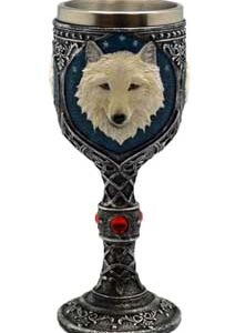 7 1/2" White Wolf chalice