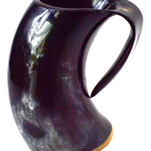6 1/4" buffalo horn mug